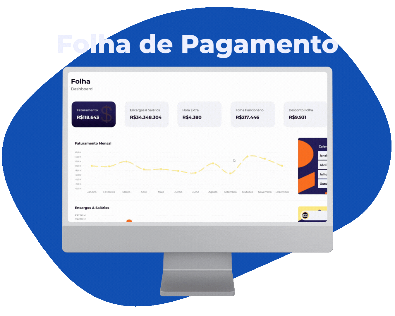 Dashboard Folha de Pagamento